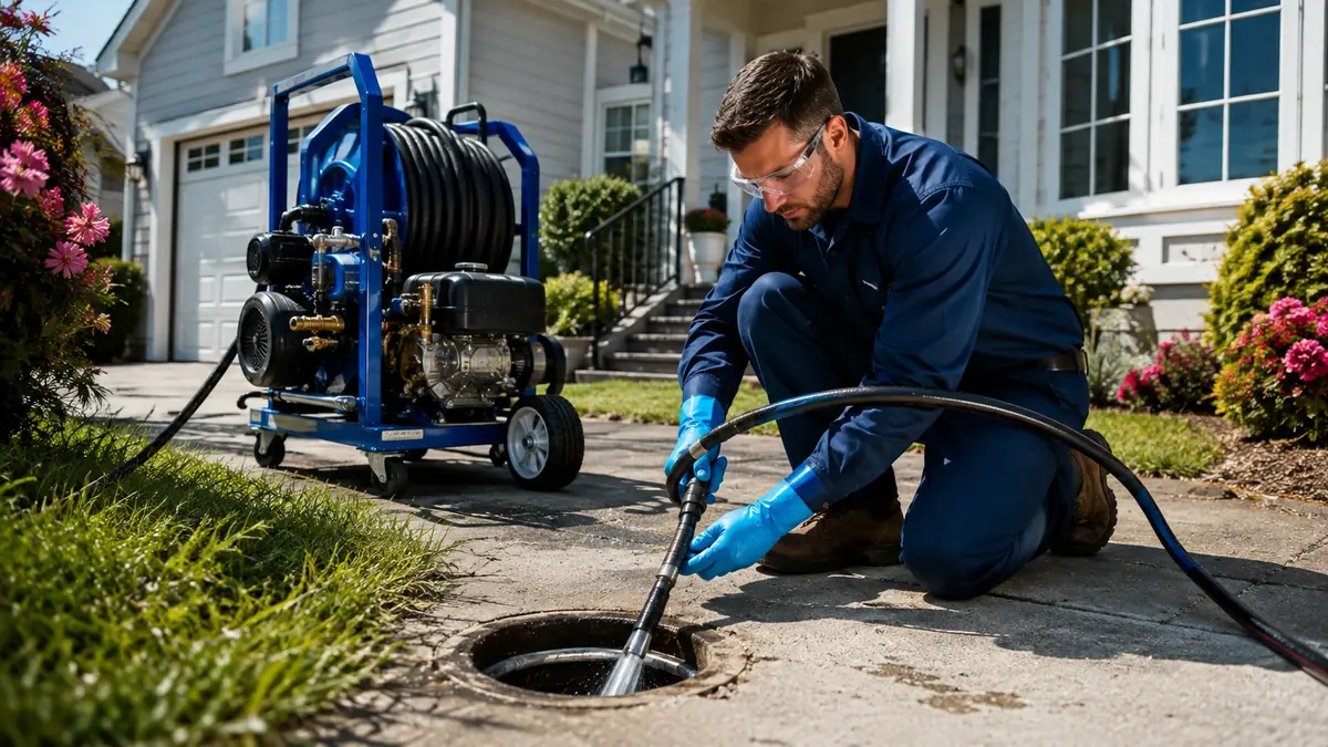 Residential Hydro Jet Drain Cleaning in San Jacinto