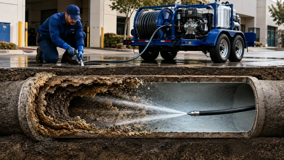 Sewer Pipe Descaling in San Jacinto